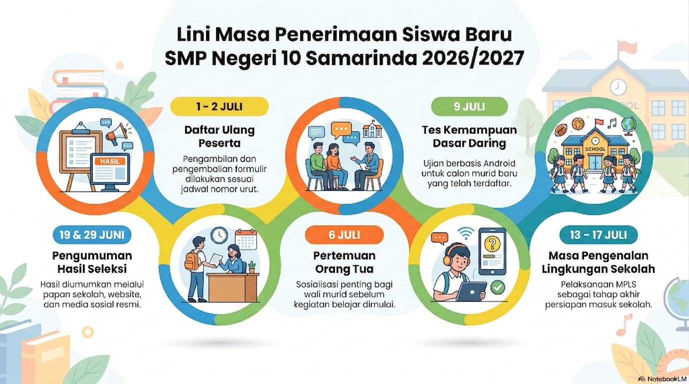 Lini Masa Penerimaan Siswa Baru SMP Negeri 10 Samarinda 2026/2027